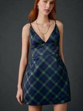 Kimchi Blue Plaid Mini Dress